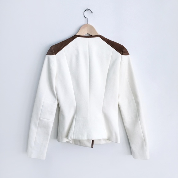 Hugo Boss Kalisha Moto Jacket - size 0 - Picture 4 of 8